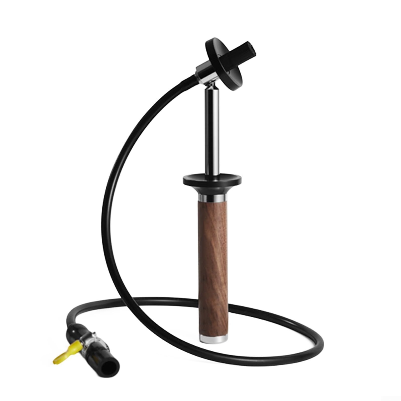 Espresso Machine Cleaning Brush Professional Coffee Steam Wand Cleaner with Wooden Handle Heat Resistant Nylon Bristles Silicone Steam Pipe