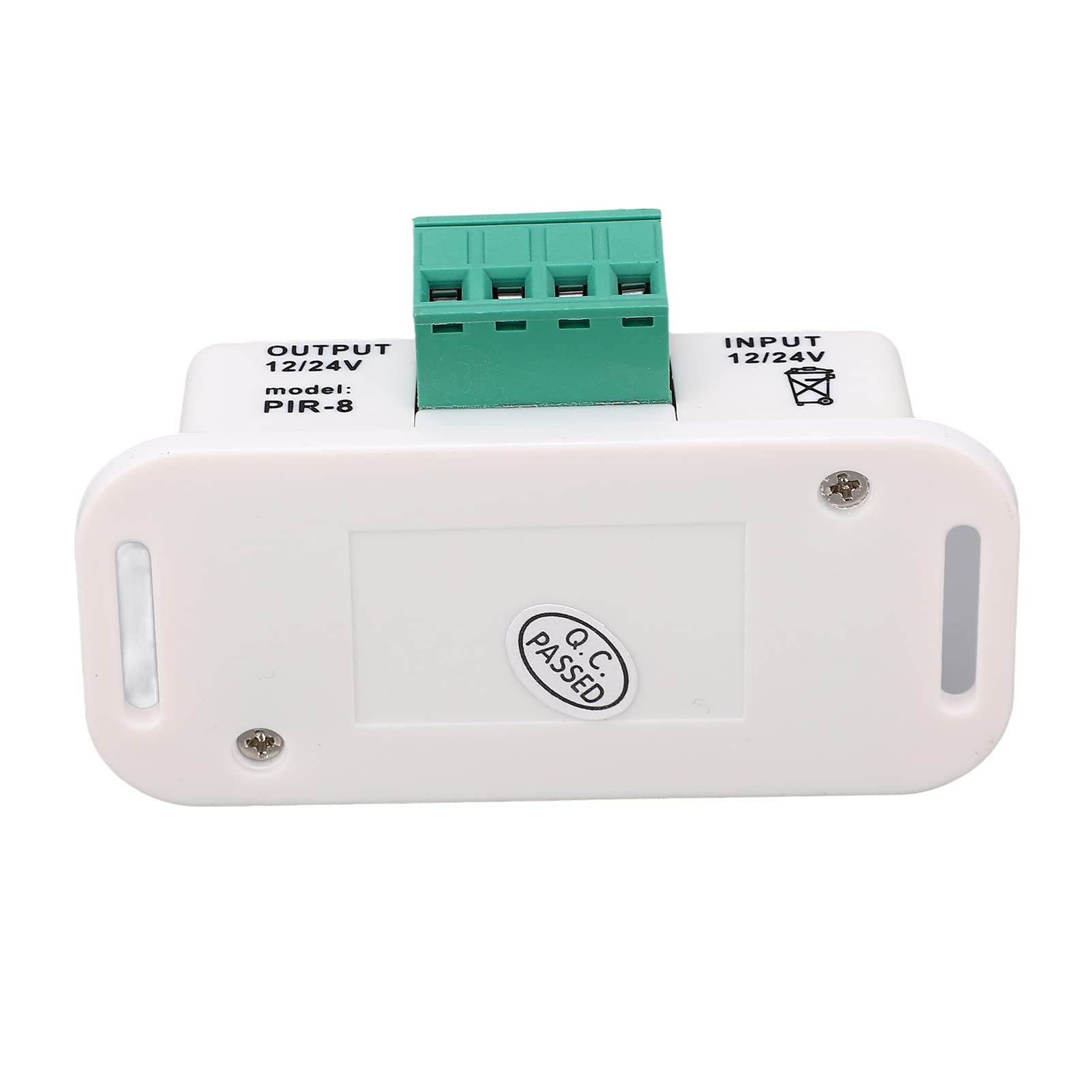 PIR Human Body Sensing Switch, Delay Time Adjustable Infrared Motion Sensing Switch 6A 12-24V for Energy Saving with Advanced Infrared Induction Technology and Easy Installation