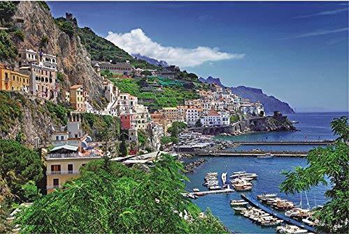 Deerbird Jigsaw Puzzles - 1000 Pieces for Adult Wooden Puzzles - Entertainment Wooden Puzzles Toys - European Positano
