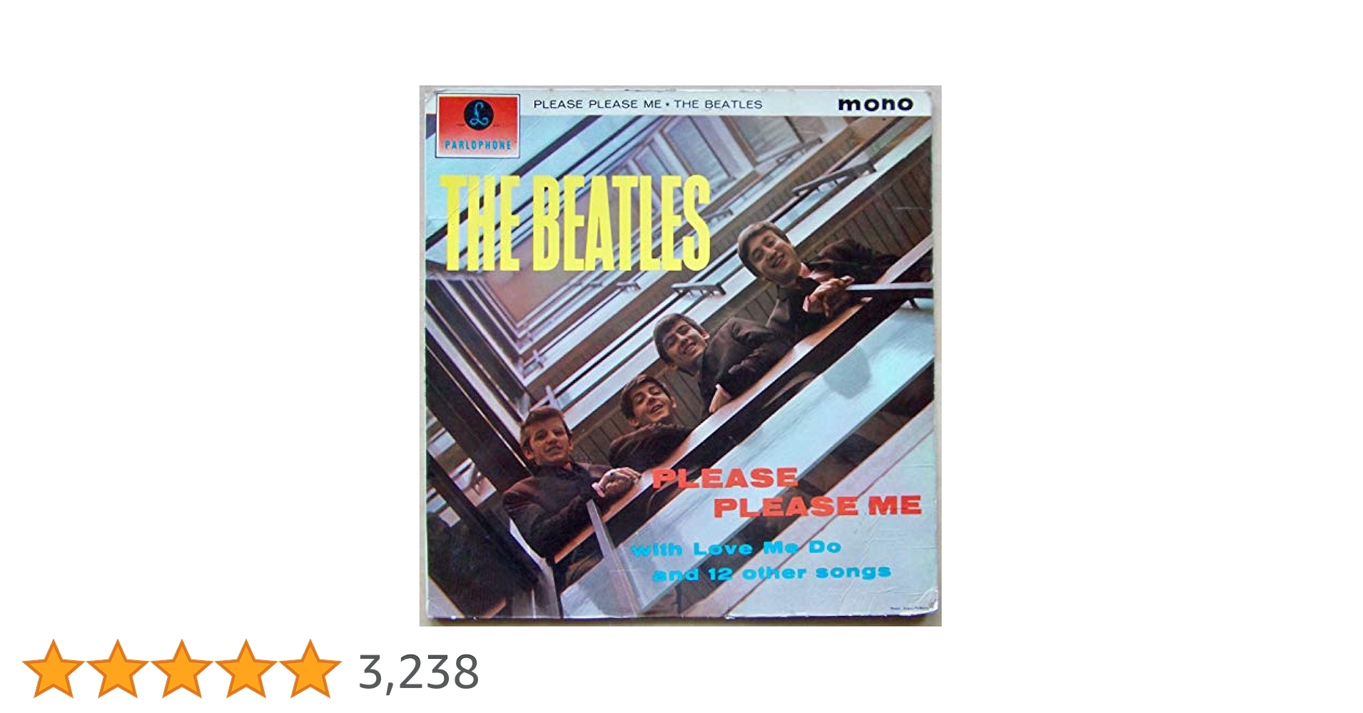 THE BEATLES PLEASE PLEASE ME 1963 1ST ISSUE ORIGINAL BLACK