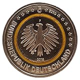 Polymerringfarbe: orange 5 € Deutschland 2018 - Subtropische Zone. Aus der Serie Klimazonen der Erde