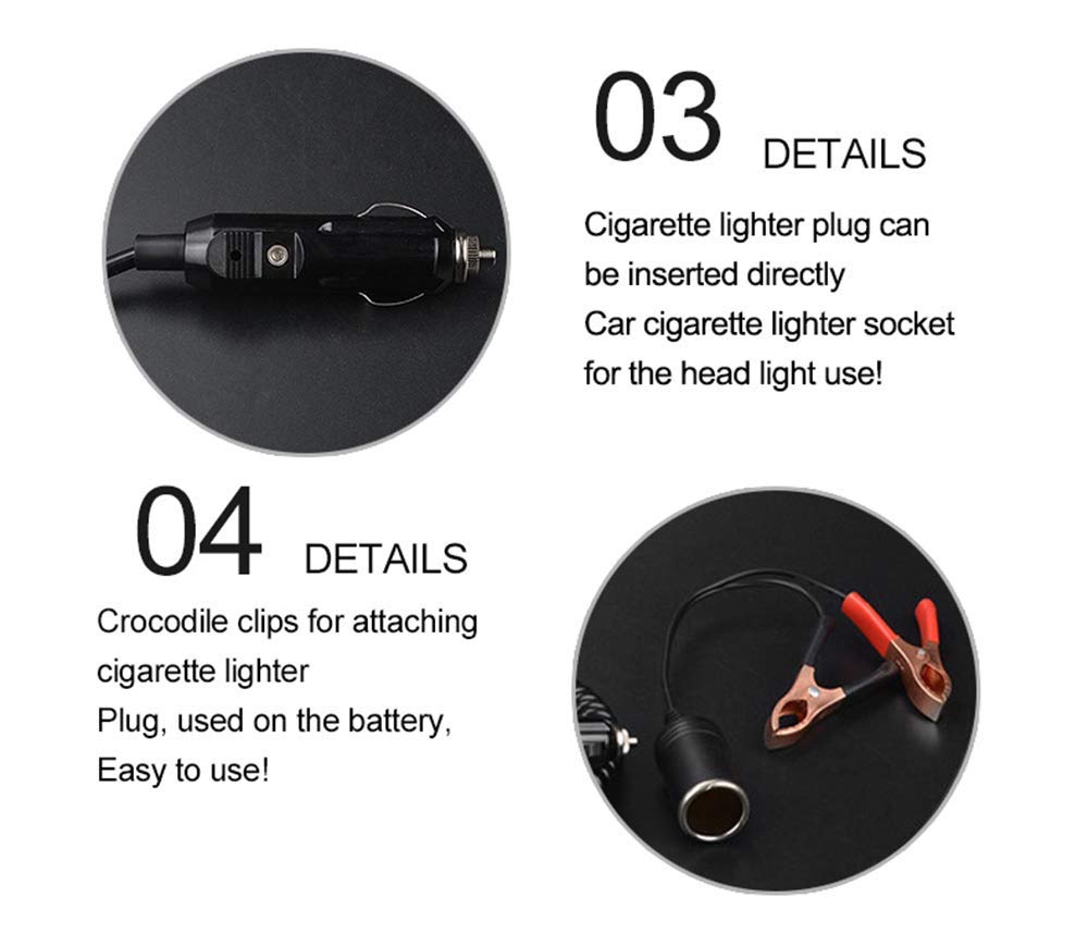 Amazon.co.jp: 100 ワットハンドヘルドキセノンサーチライト 12V 長