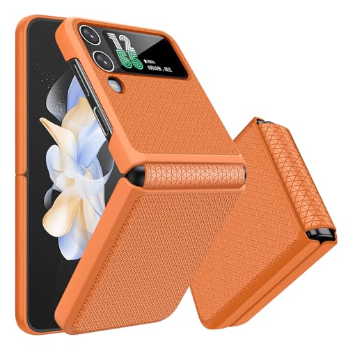 Coque Samsung Z Flip 4 orange idéale pour sécuriser votre téléphone en voyage