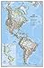 National Geographic: The Americas Classic Wall Map - Laminated (23.75 x 36.5 inches) (National Geographic Reference Map)