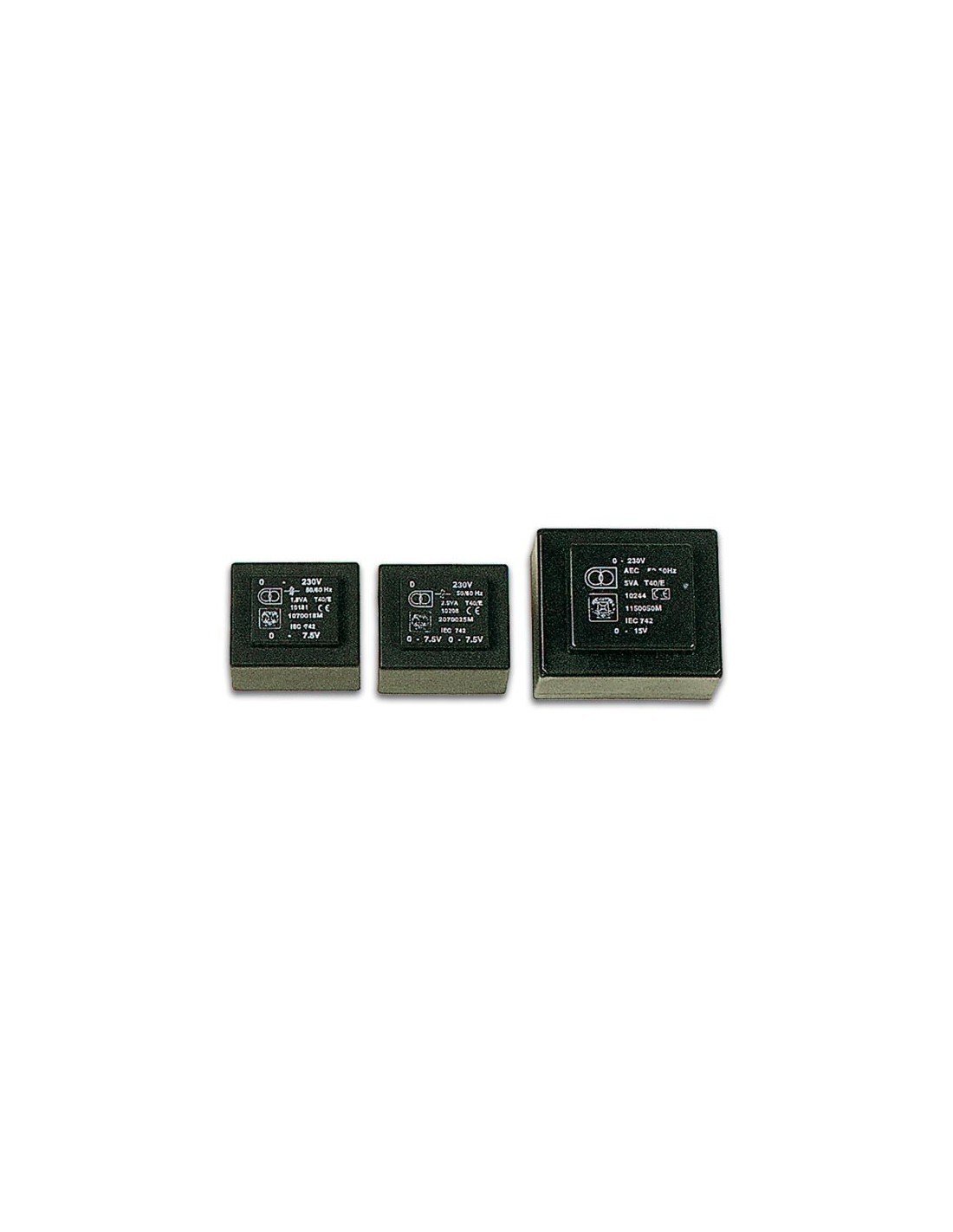 Trasformatore 2x7.5V Trasformatore Info Games 18VA - 2 Uscite 7.5V, 2x1.333A, Per Elettronica Trasformatore 18va