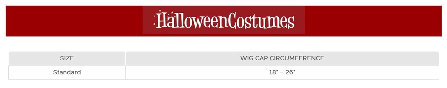 Fun Costumes 101 Dalmatians Fashion Cruella De Vil Wig for Women Standard