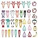 Lictin 36 PCS Mollette per Capelli Bambina - Cartoon Design Fermagli per Capelli,Cerchietto per Capelli Bambina Multicolore
