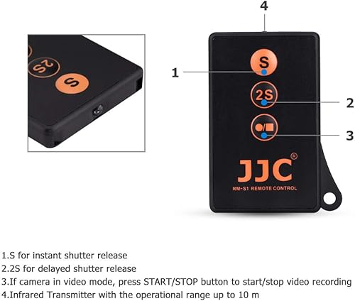 Miniatura 2 de Obturador de cámara inalámbrica infrarroja Control remoto Video Commander para Sony A6400 A6000 A6500 A6300 A7RIII A7III A7RII A7SII A7II A7R A7S