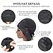 Flandi Short Culy Headband Wig Human Hair for Women Pixie Cut Headband Wig for Black Women Natural Black Pixie Cut Curly Wig for Women