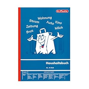 Brunnen Haushaltsbuch A5, 40 Blatt