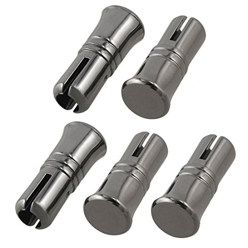 5 Pz 1.5 Lunghezza grigio scuro in plastica canna...