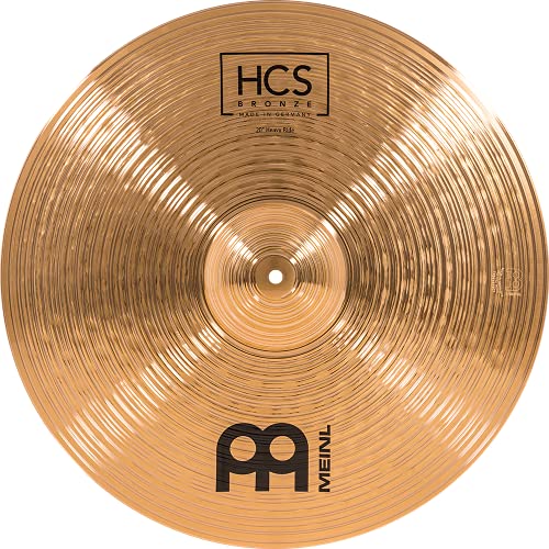 Cymbale Ride Heavy 20" Meinl HCS Bronze : éliminez les résonances floues de votre batterie