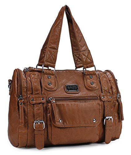 Scarleton Handbags for Women, Purses for Women, Women Purses and Handbags, Womens Purse w/Multiple Pockets, H148504A, Brown