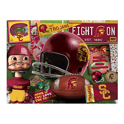 Image of YouTheFan NCAA USC Trojans Retro Series Puzzle - 500 Pieces
