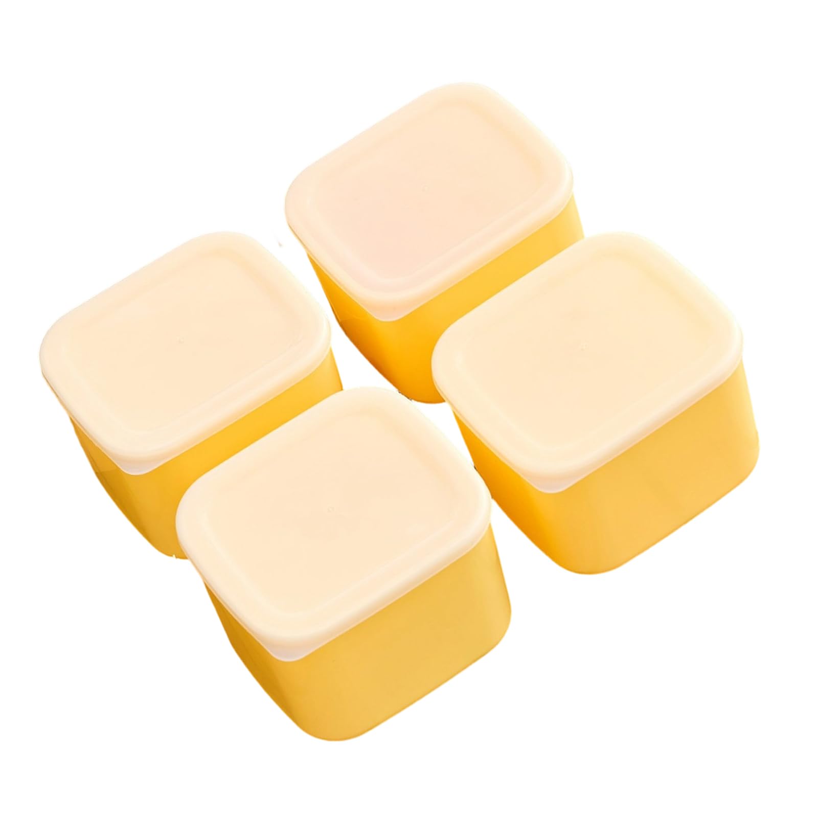 Tsophreniq 4 Pack Food Storage Boxes for Outdoor Camping Kitchen Home Lunch Safe Leakproof Stackable Dishwasher Safe Food Boxes
