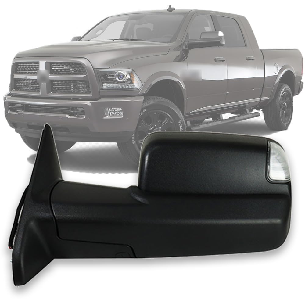 TiJeRa Seitenspiegel für Dodge Ram 1500 2500 3500 2009-2018 Autozubehör Autoaußenspiegel Montage