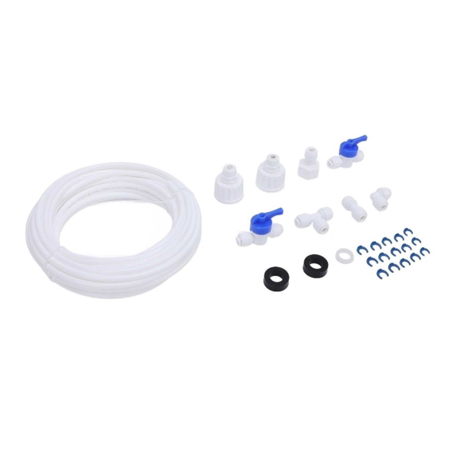 Kit De Connexion De Conduite D'eau For Réfrigérateur, 1/4 Pouces, Remplacement Universel De Tuyau De Réfrigérateur Côte À Côte For Systèmes D'osmose Inverse