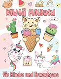  Kawaii Malbuch für Kinder und Erwachsene: 30 Lustige und Entspannende Kawaii-Gekritzel-Malvorlagen für Kinder und Erwachsene