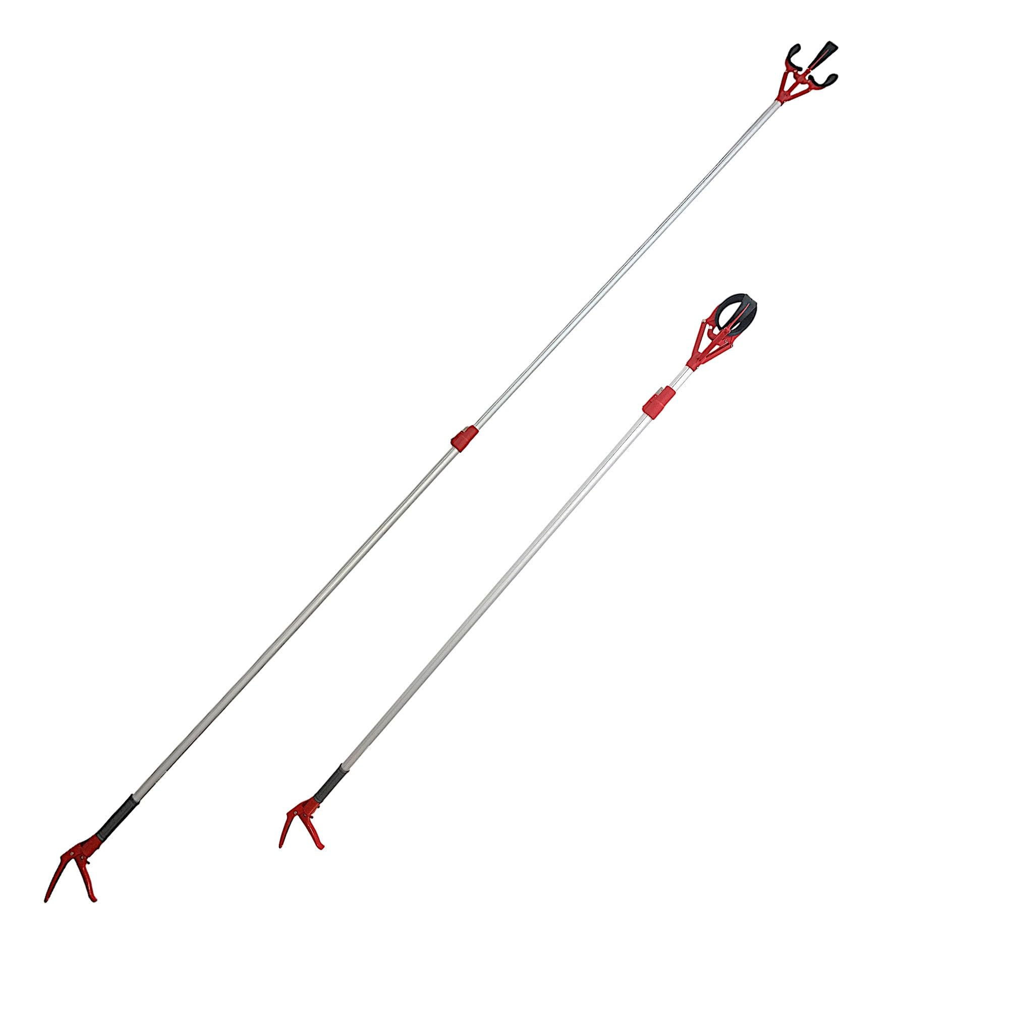 TANIASHOP Asta Telescopica Pinza Raccogli Frutta da Giardino Raccoglitore Oggetti Rifiuti 'H1,80-3,05' per Afferrare Oggetti Difficili da Raggiungere Leggero Raccoglitore per Arance, Limoni, Fichi