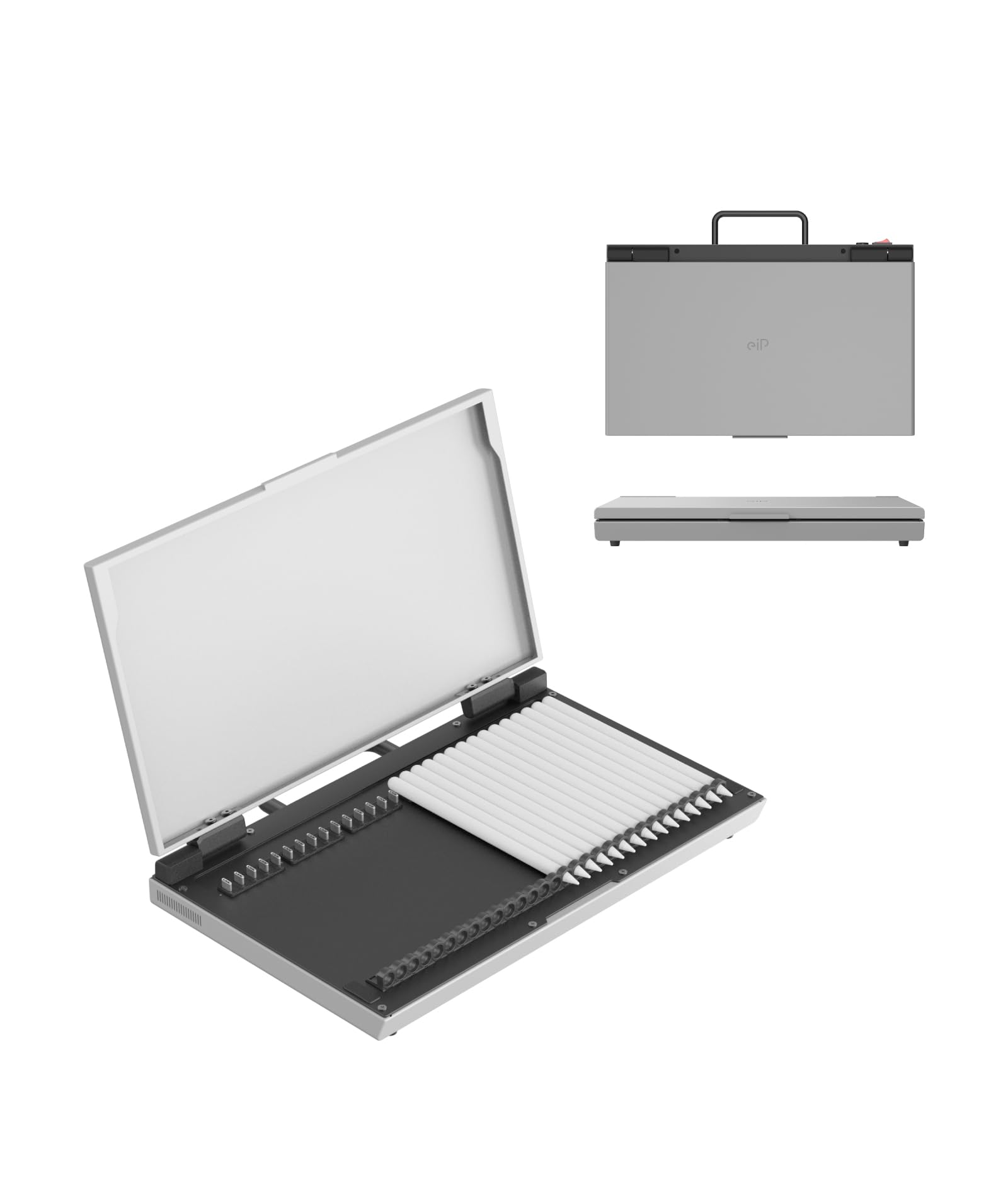 eiP 30-Slot USB-C Charging Station for iPad Stylus, Classroom Charger