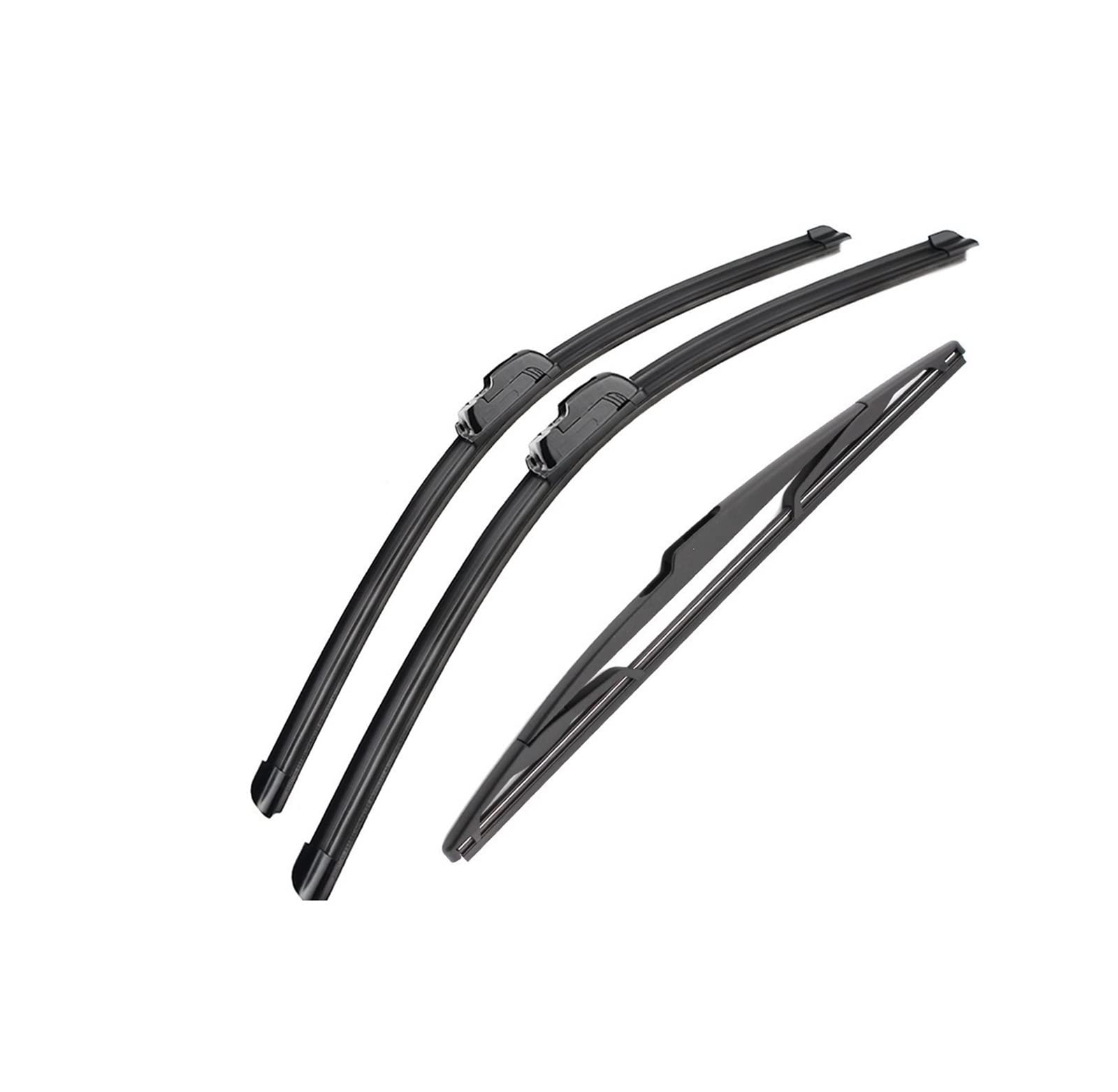Balais essuie-glace Edge MK1 à brosses JU crochet : essuyage avant arrière sans trace