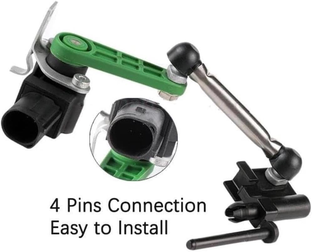 Car Height Level Sensor, Car Height Sensor 7P0616213 7P0616214 Front Left/Right Height Level Sensor for Vw for Touareg V6 V8 2011-2018 Fl Fr