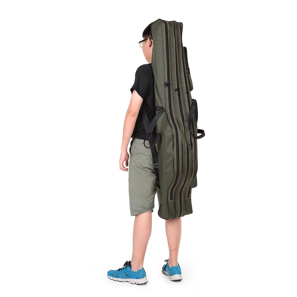FDDL - sac de pêche pliable 120-130-150cm, porte-canne en toile