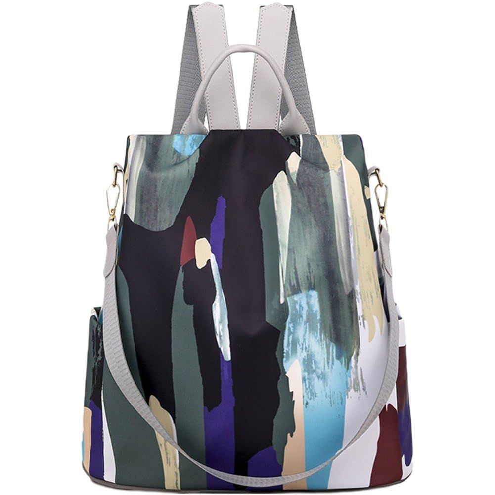 Sac à dos antivol imperméable léger et décontracté à bandoulière couleur