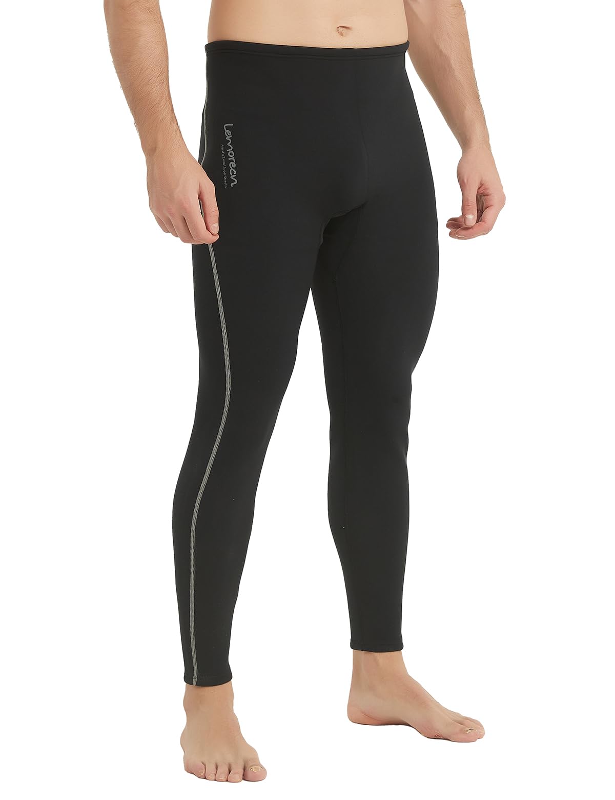 Lemorecn Pantaloncini da uomo in neoprene da 2 mm, super elasticizzati, per immersioni, surf, nuoto, snorkeling