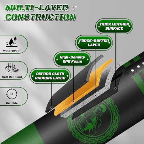 NZQXJXZ Boxsack Hängend Set, Boxsack Erwachsene, Microfiber Leder Schwere Tasche für das Training Kickboxen Fitness MMA Grappling Muay Thai Karate