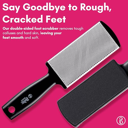 Beauté Secrets, Foot Scrubber, Callus Remover, Effective for Thick Callus and Cracked Feet Pedicure Rasp, Remove Hard Skin, Grater Foot Filer - Image 2