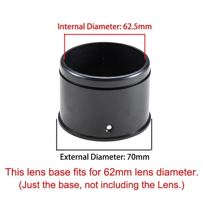 Lente acromática para reparar telescopio refractor con base de 60 mm 2