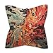Satin Square Scarf for Women 25 Inch Soft Silk Like Scarves Elegant Lightweight Art Nouveau Pattern Bandanas Fashion Scarf for Hair Neck Bag Purse Versatile Dressy & Casual Accessory Gift