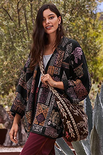 JWLA by Johnny Was Velvet Tote Bag, Coffee Bean4