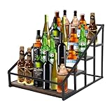 Facile da installare e pulire: questo scaffale autoportante a 4 ripiani per whisky è facile da montare, non c'è bisogno di attrezzi speciali e passaggi complicati, bastano pochi semplici passaggi per completare una solida installazione. È facile da pulire, basta pulirlo con un panno umido.