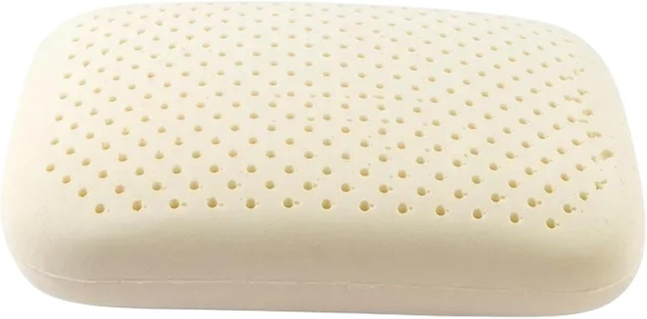 SOLBUM Latex Pillow 37CM Portable Natural Latex Pillows Neck Protect Nap Office Lunch Break Sleep Pillow For Trip Travel Relax Rest Spine Alignment Pillow