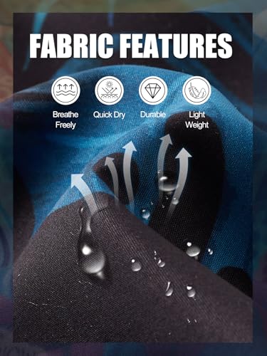 Angel season Men's Swim Board Trunks Mesh Swimming Bathing Suits 7 Inch Inseam for Men Quick Dry Swimsuit Shorts with Liner Black4