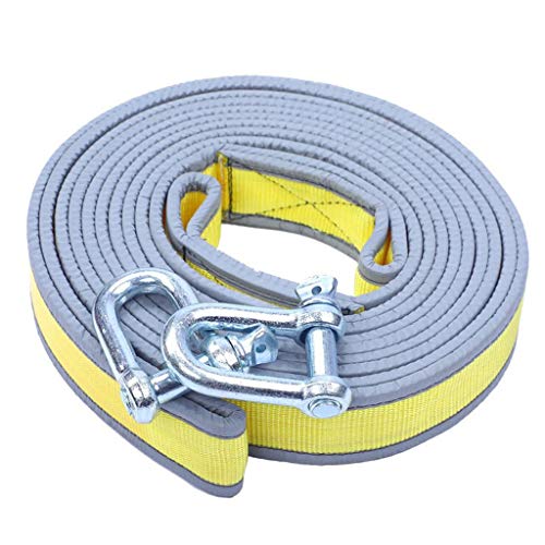 LJFYMX Cuerda de Remolque Cuerda de Remolque, Cuerda de Remolque Correa reciclable, de Emergencia del Remolque Fuera de la Carretera 5 m 10 t Eslinga 4x4 (Size : 5M)