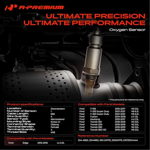 Sensor de Oxígeno A-Premium para Ford Mustang y Camionetas miniatura 2