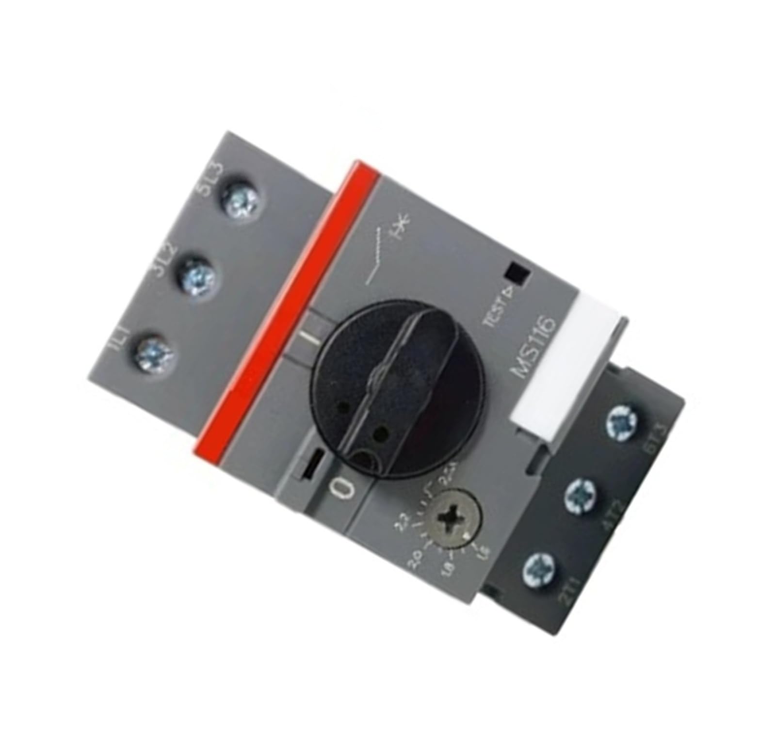 Disjoncteur de protection moteur MS116-0.63, plage de déclenchement thermomagnétique 0,40-0,63A