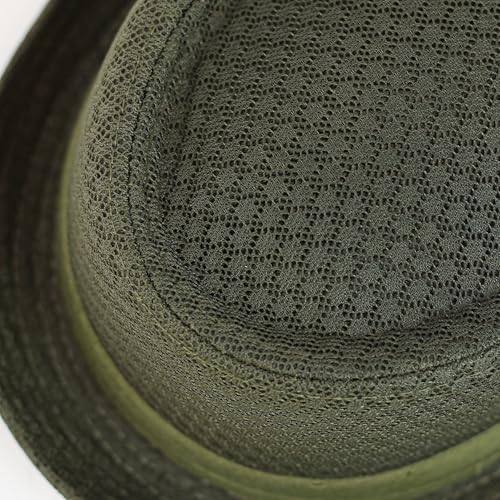Image of The Hat Depot Unisex Light Weight Classic Soft Cool Mesh Pork Pie hat
