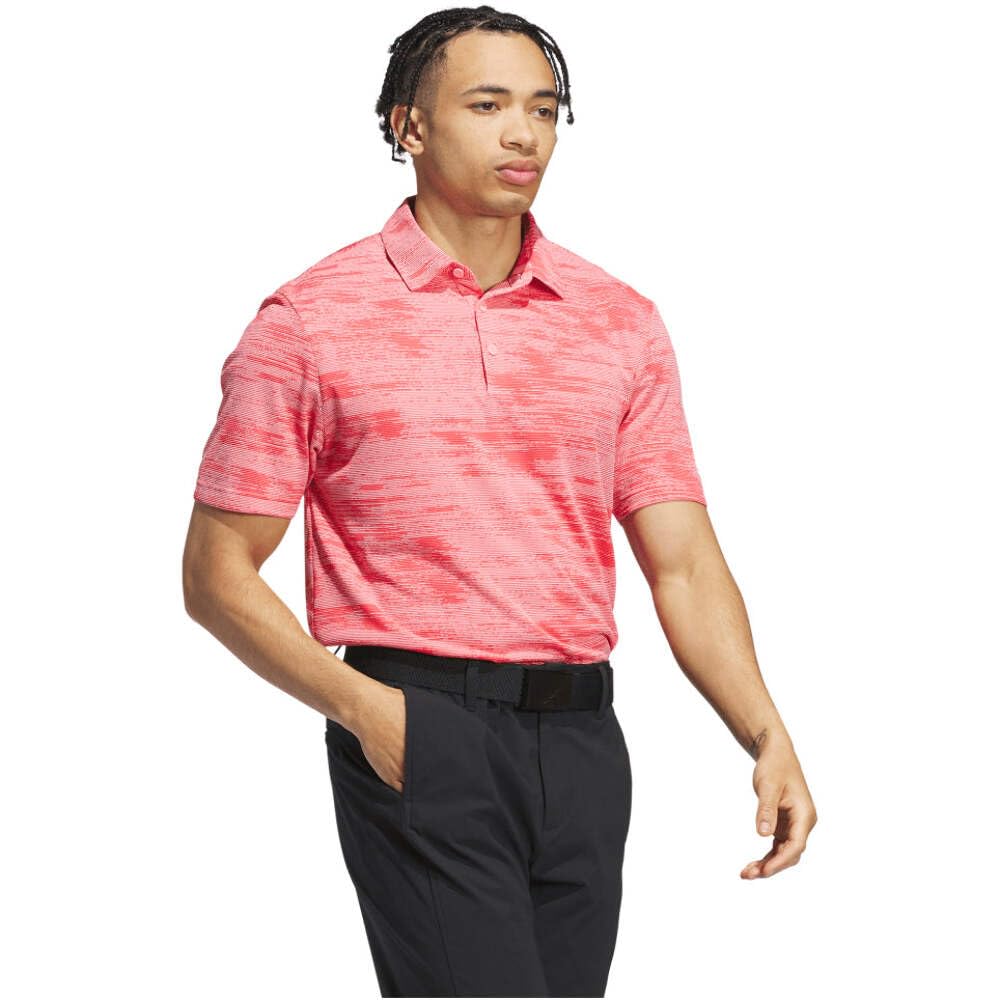 adidas Herren Ultimate365 Textured Stripe Polo Shirt Ultimate365 Poloshirt, strukturiert, gestreift