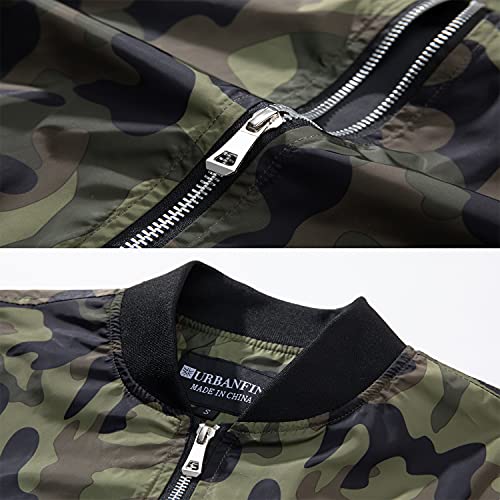 Image of URBANFIND Men's Slim Fit Lightweight Sportswear Jacket Casual Bomber Jacket