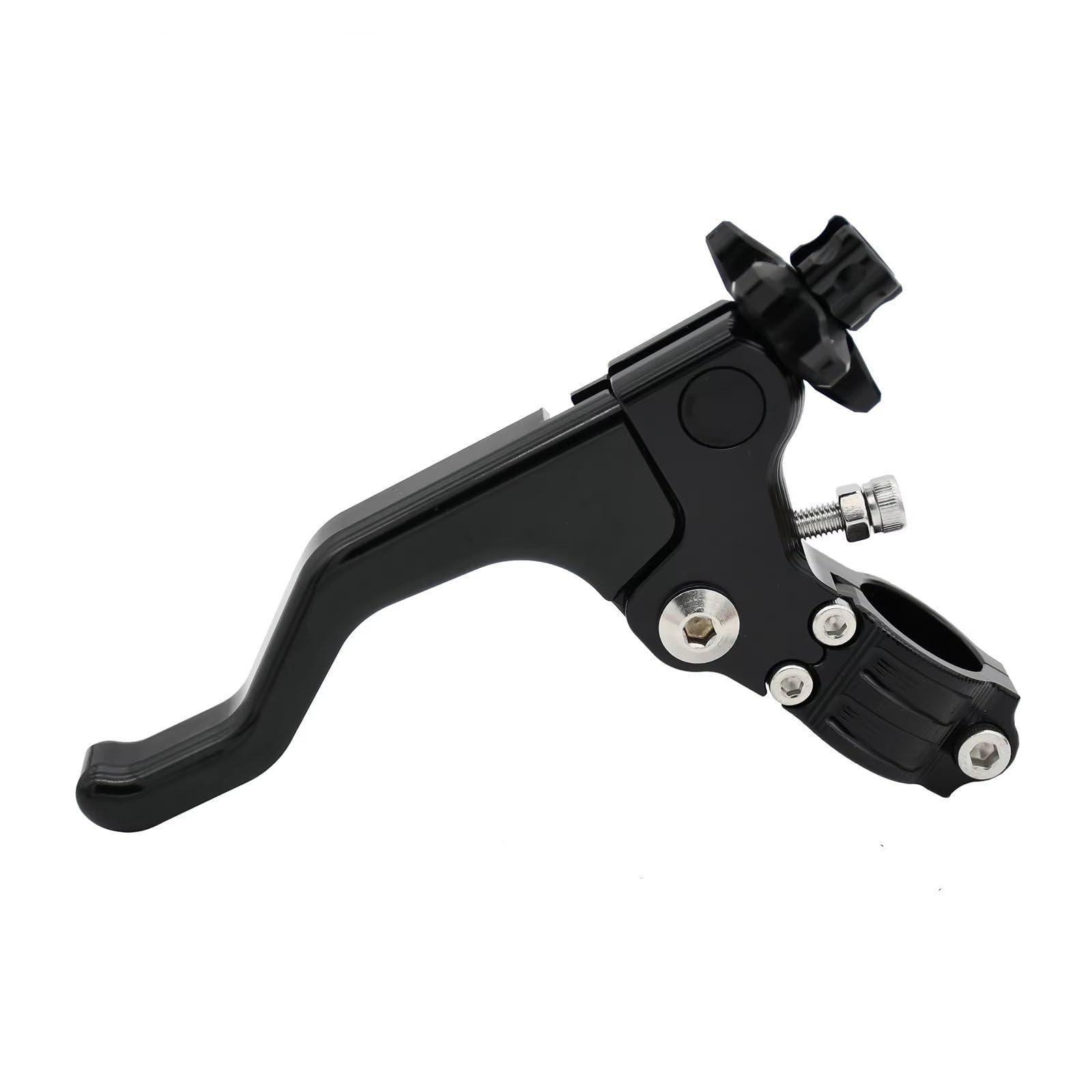 Naojino Black Brake Clutch Levers Compatible With Suzuki For Rm85 For Rmx250s For Drz400r For Rmz250 For Rmz450 For Rmx250r Motorcycle Short Stunt Clutch Handle Lever(Black)