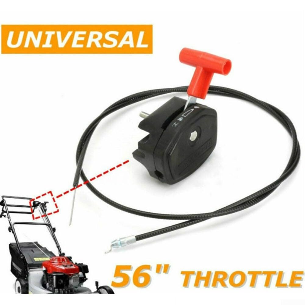 Poignée De Commande Câble D'Accélérateur Pour Tondeuse à Gazon - 142cm - Commutateur Fiable Et Facile à Installer