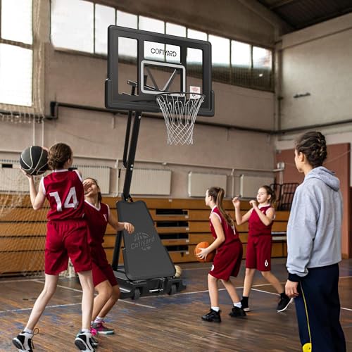 Image of Basketball Hoop 44 /48 /54 Inch with Sandbag Adjustment 5.25-10FT
