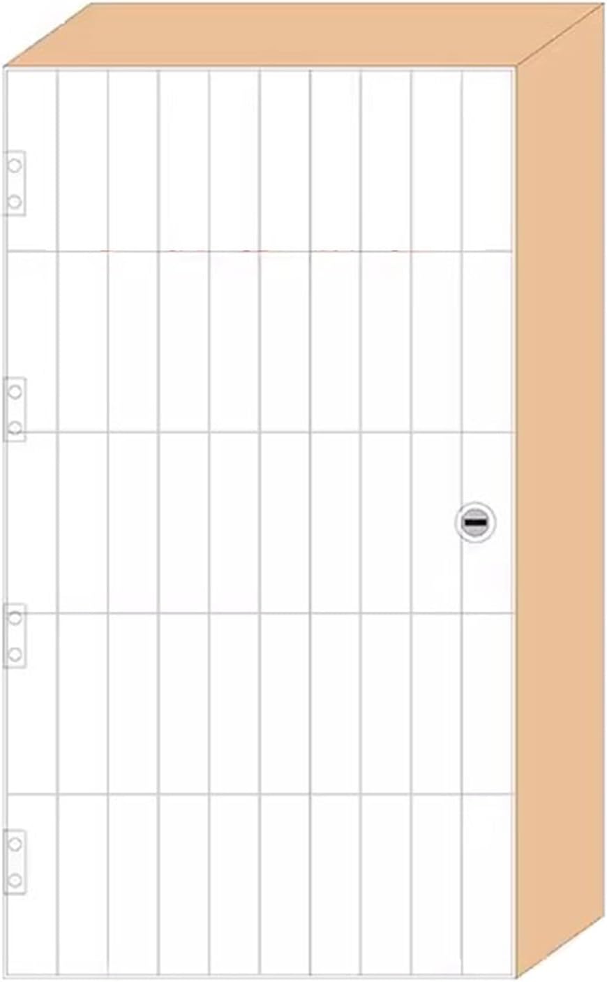 Large Capacity Mobile Phone Storage Locker - Wall-Mounted 50-Grid School Mobile Phone Cabinet for Secure and Organized Storage Solutions