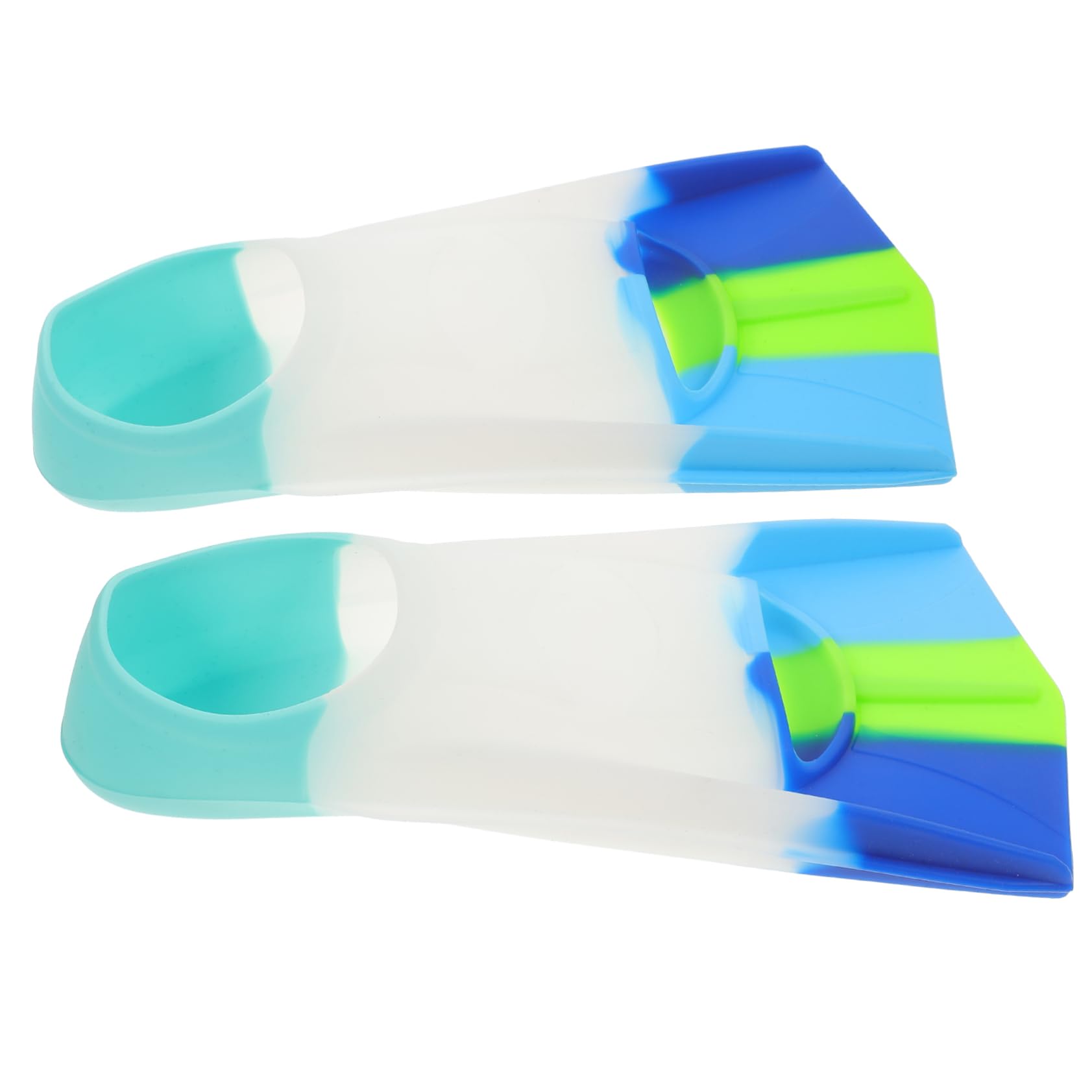Totority 1 Pair Kids Diving Flippers for Lap Swimming Snorkeling Fins Open Heel
