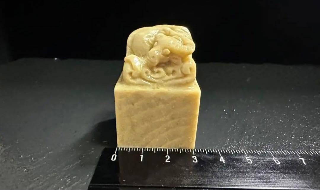 悟道仏禅】美品ラオス 水凍印材 落款 遊印 雅号浮き彫薄意4点 ラオス石