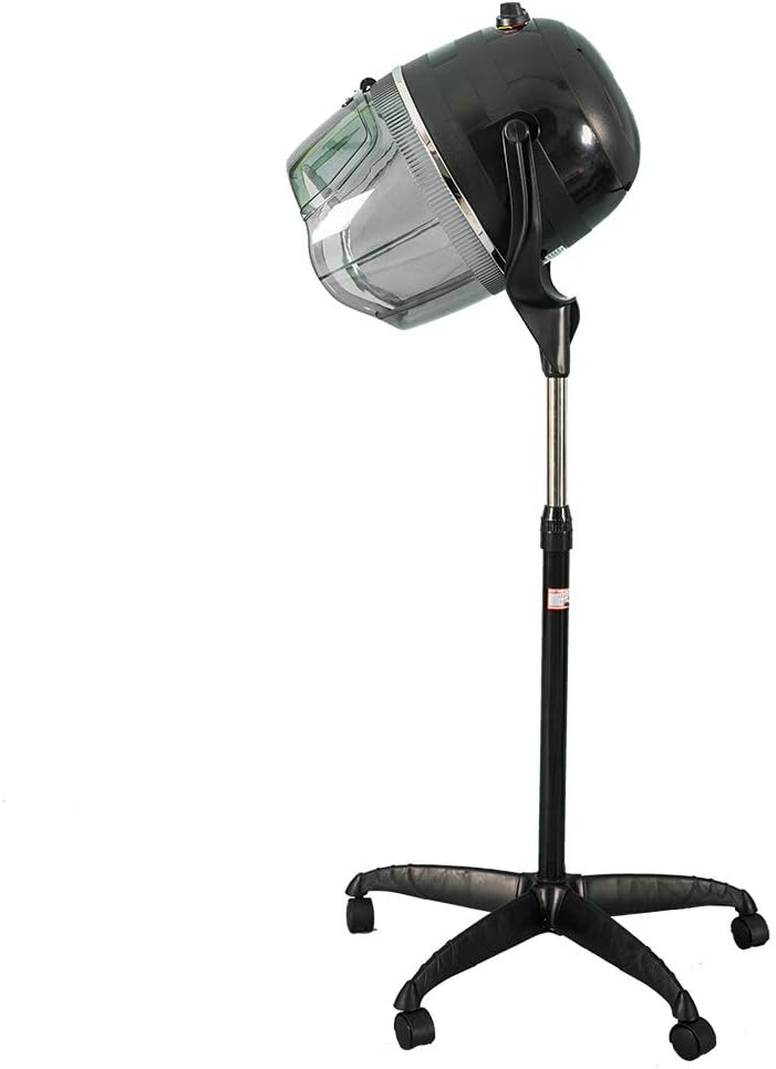 Hair Dryer Hood Portable Salon Hairdryer Professional Stand Hairdryer Floor Hair Dryer Hairdresser Styling Black 950W